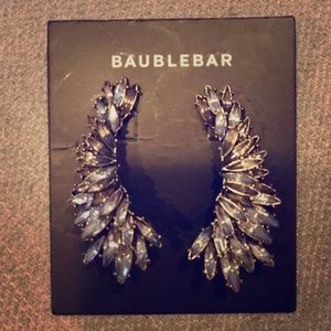 Baublebar crystal cuff earrings